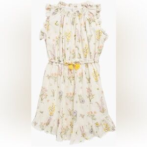 Zimmerman cotton Jeannie Floral Kids Dress with Ruffle Sleeves